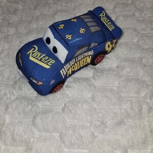 Ty Sparkle Fabulous Lightning McQueen Rusteze 7" Plush Blue Disney Pixar 2017